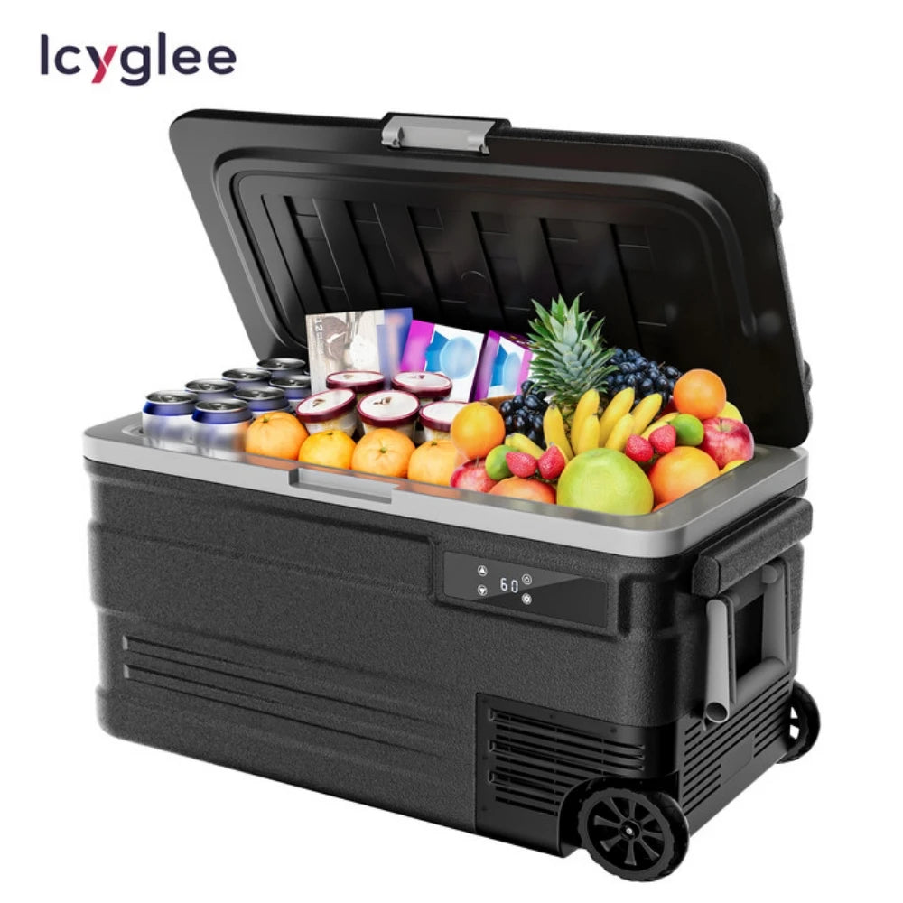 75L Portable Car Refrigerator Compressor Fridge Freezer