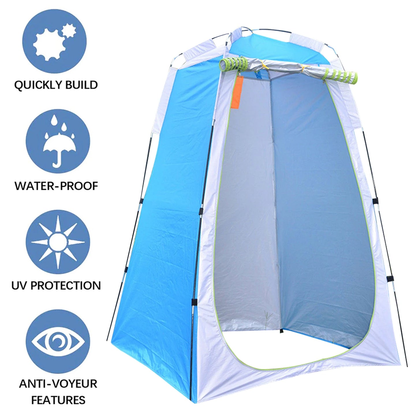 Portable Privacy Shower Toilet Tent Automatic Pop Up