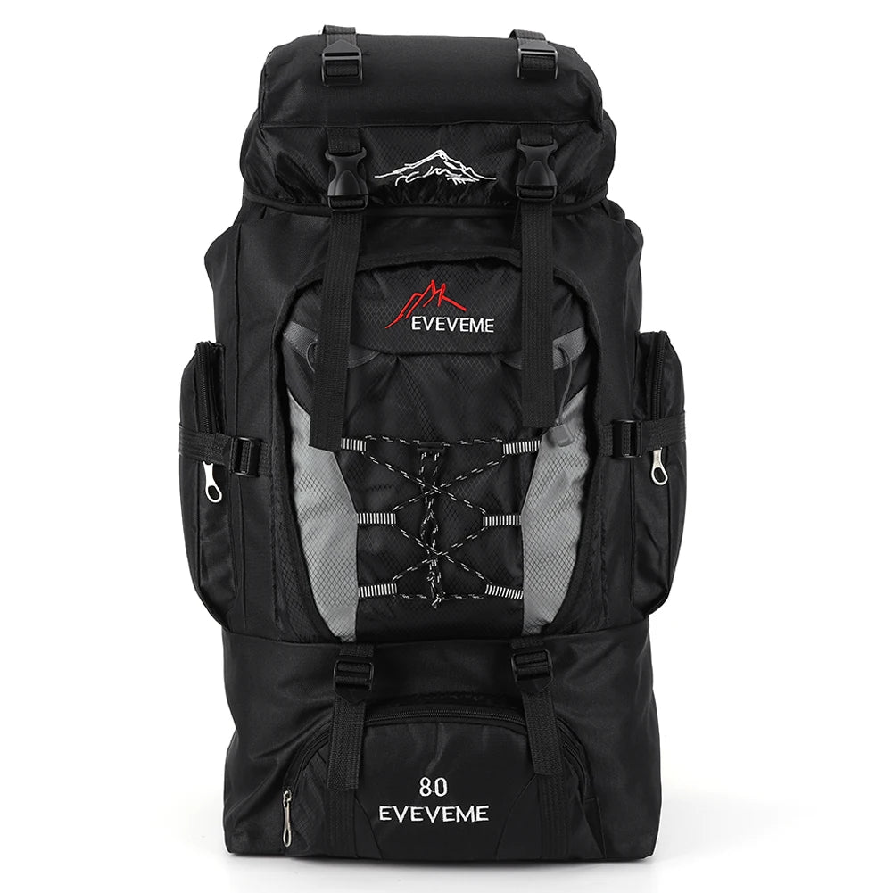 80L Large Backpack Outdoors.