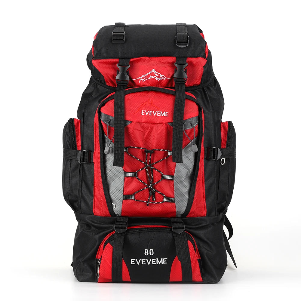 80L Large Backpack Outdoors.