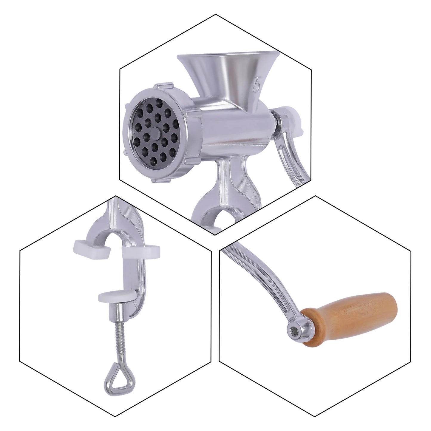 Versatile Manual Meat Grinder.