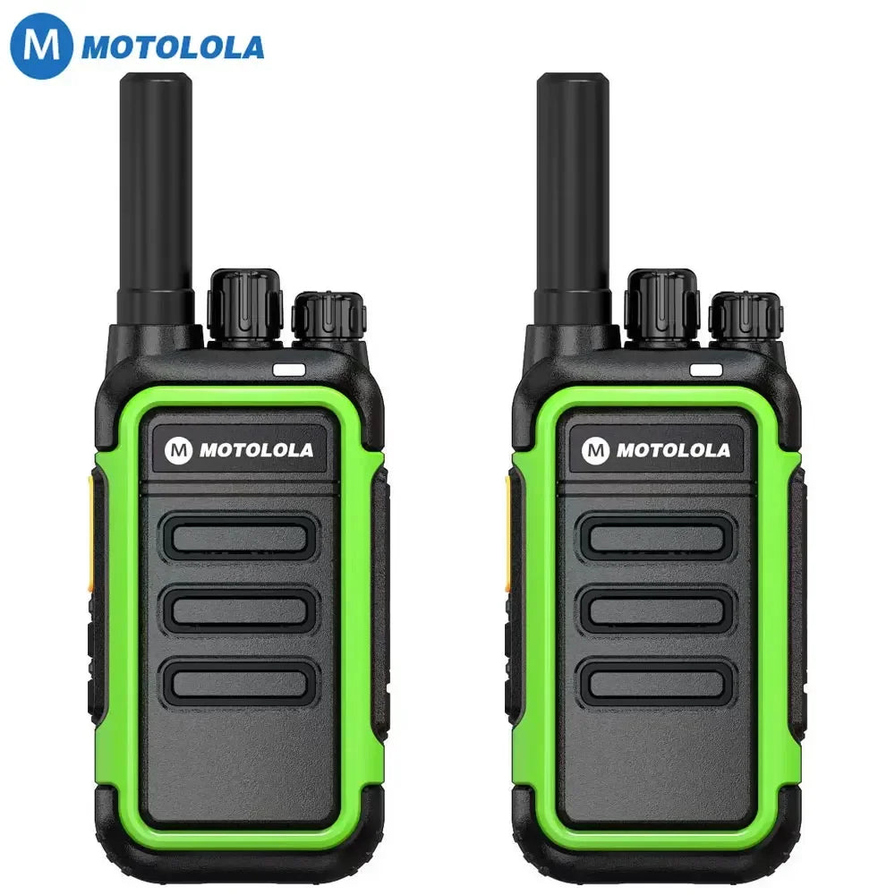 Motolola 2Pcs Mini Walkie Talkie Portable Two-Way Radio UHF.