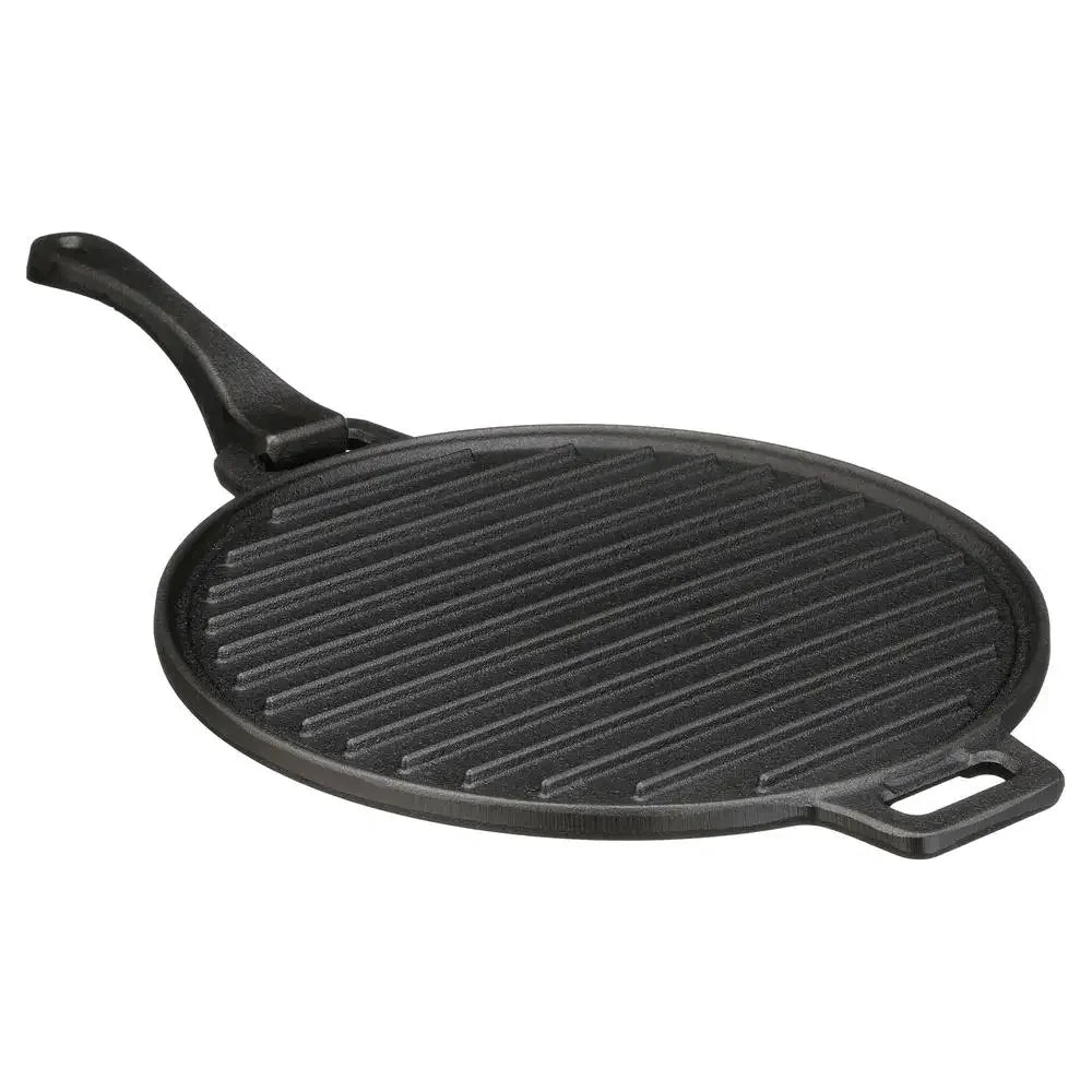 Pre-Seasoned 3-Piece Cast Iron Skillet Set Handles Griddle 6" 10.5" 11"
