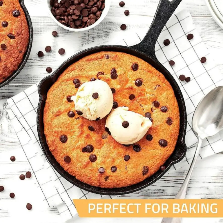 3PCS\4PCS\5pcs Cast Iron Skillet Set 6 Inch/8 Inch/10 Inch Cast Iron Frying Pan.