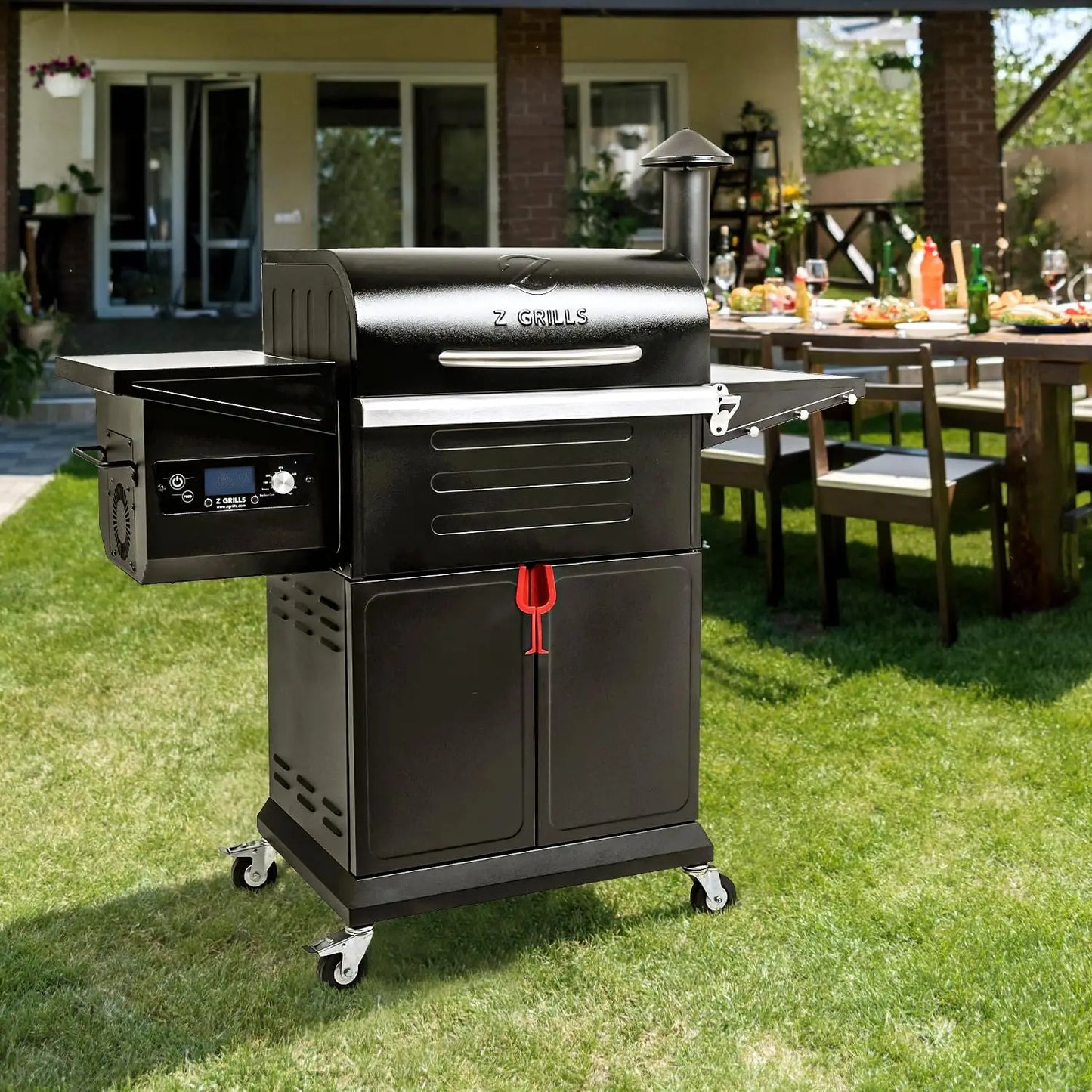 Wood Pellet Grill & Smoker with Automatic Temperature Control