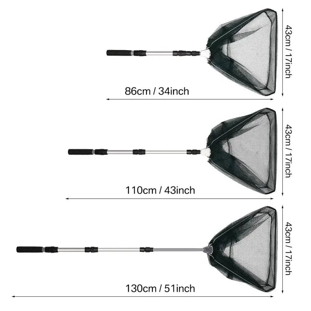 Aluminum Alloy Fishing Net Telescoping Foldable Landing