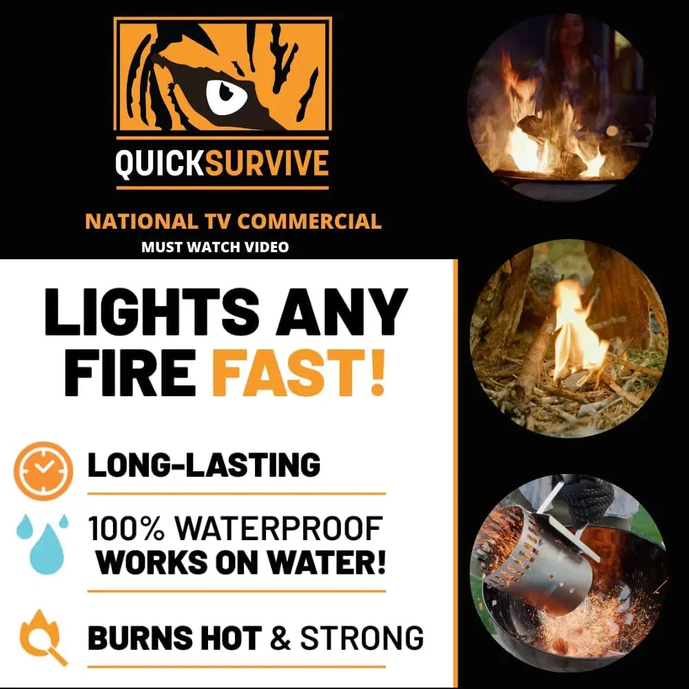 All-Purpose 100% Waterproof Fire Starters