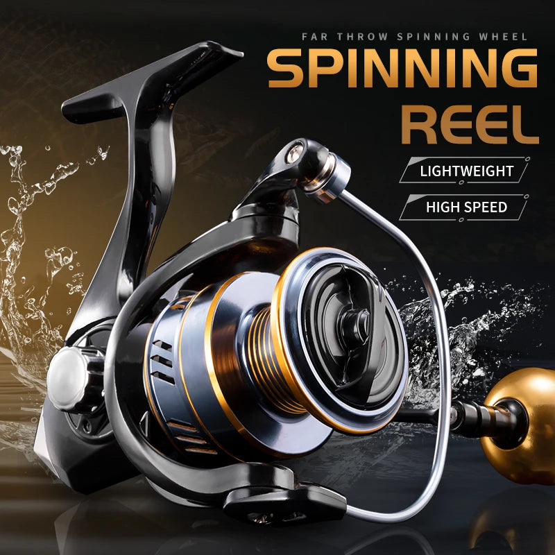 Fishing Reel All Metal Saltwater Freshwater Spinning Reel