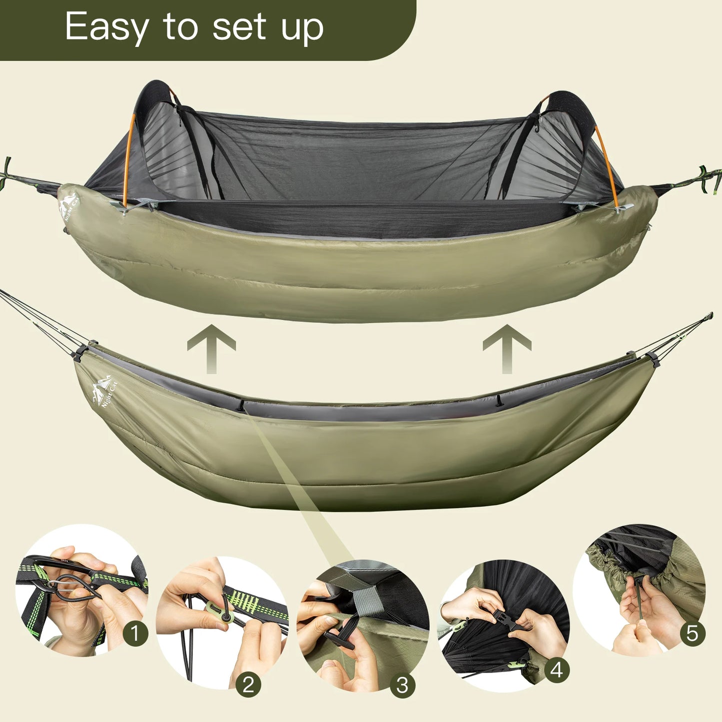 Hammock Insulated Under Blanket 4 Seasons Lightweight Soft Warm