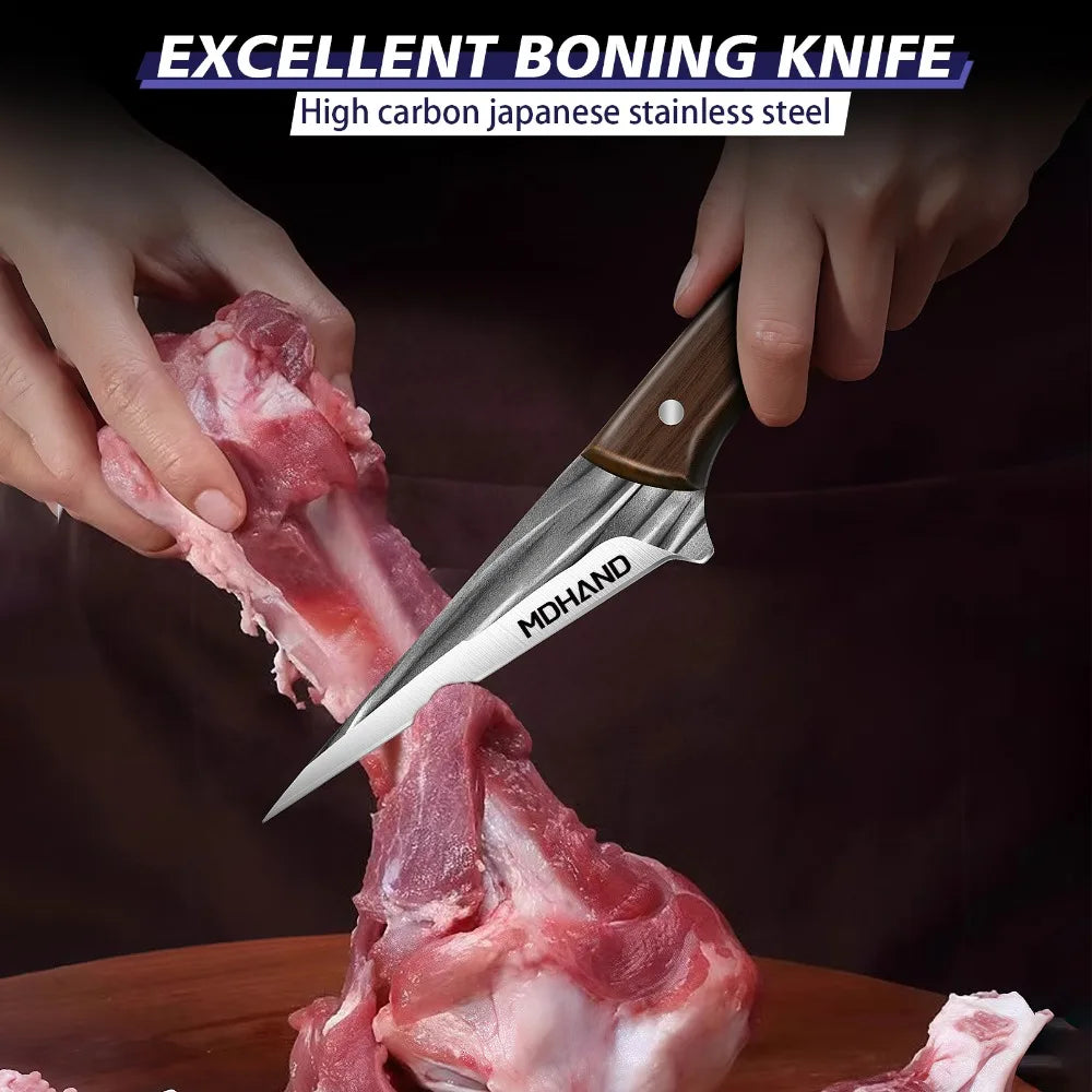 14pcs Chef Knife Hand Forged Kitchen Knives Set.