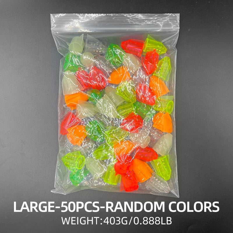 50PCS/BAG Mixed colors Fishing gear accessories,