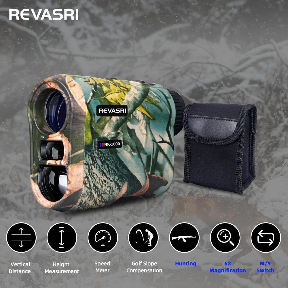 Laser Golf Range Finder with Slope Compensation Vibration for Hunting