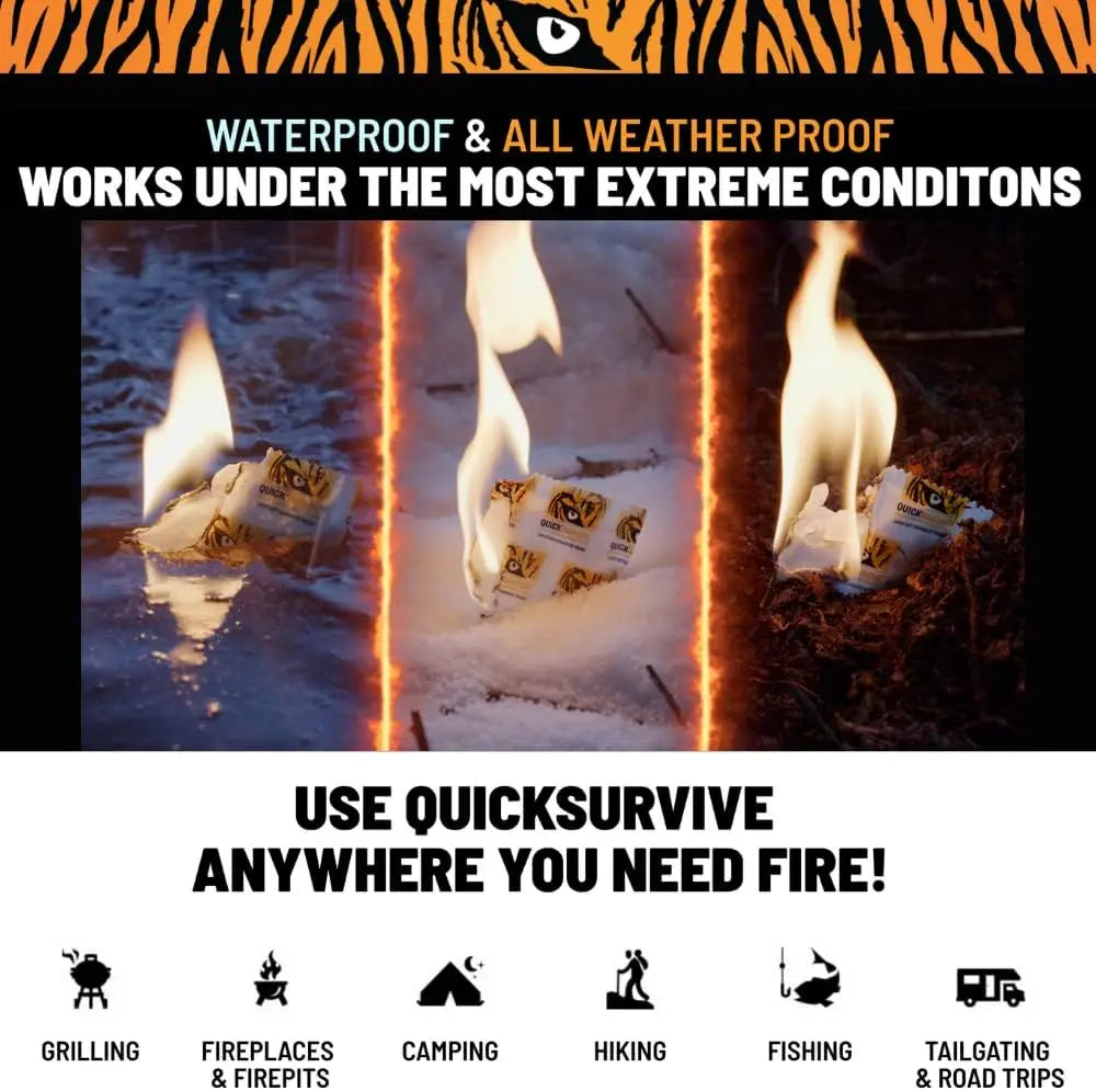 All-Purpose 100% Waterproof Fire Starters