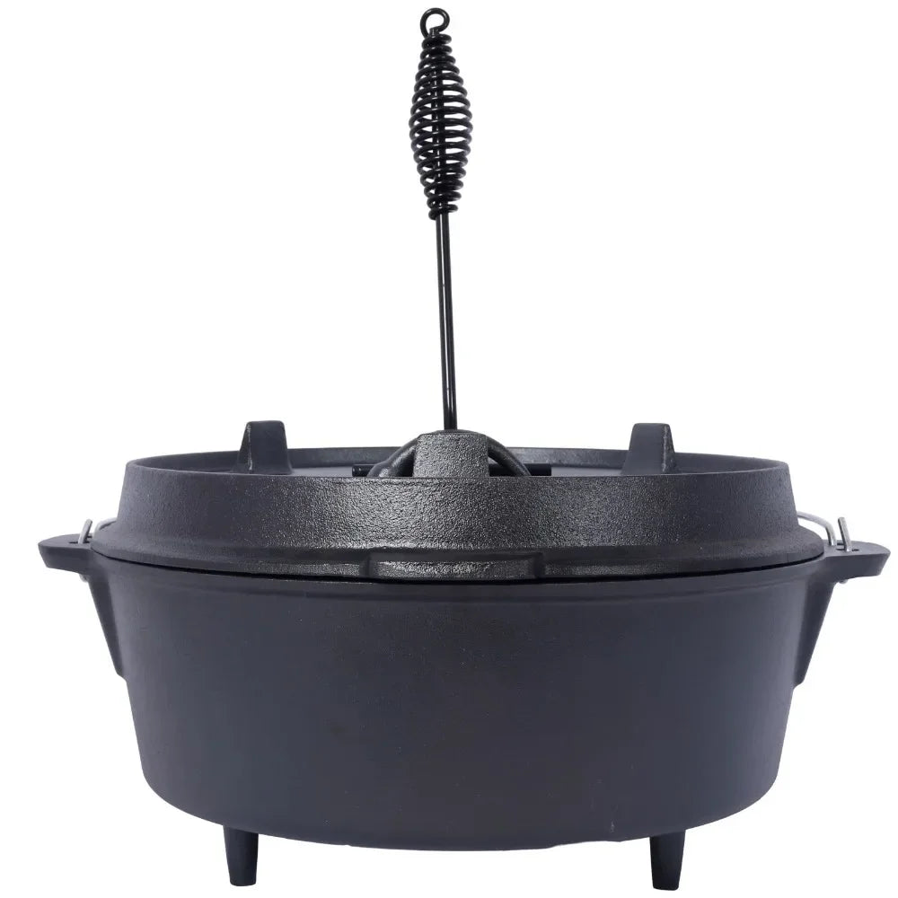 Campfire pre-Seasoned Cast Iron Dutch Oven.