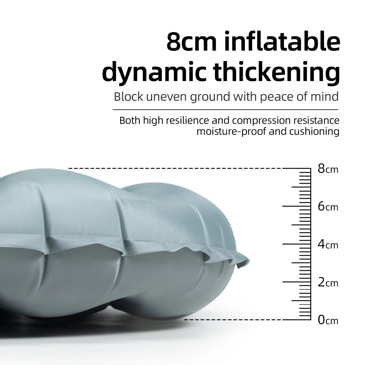 Outdoor Camping Inflatable Mattress Sleeping Pad Ultralight Waterproof.