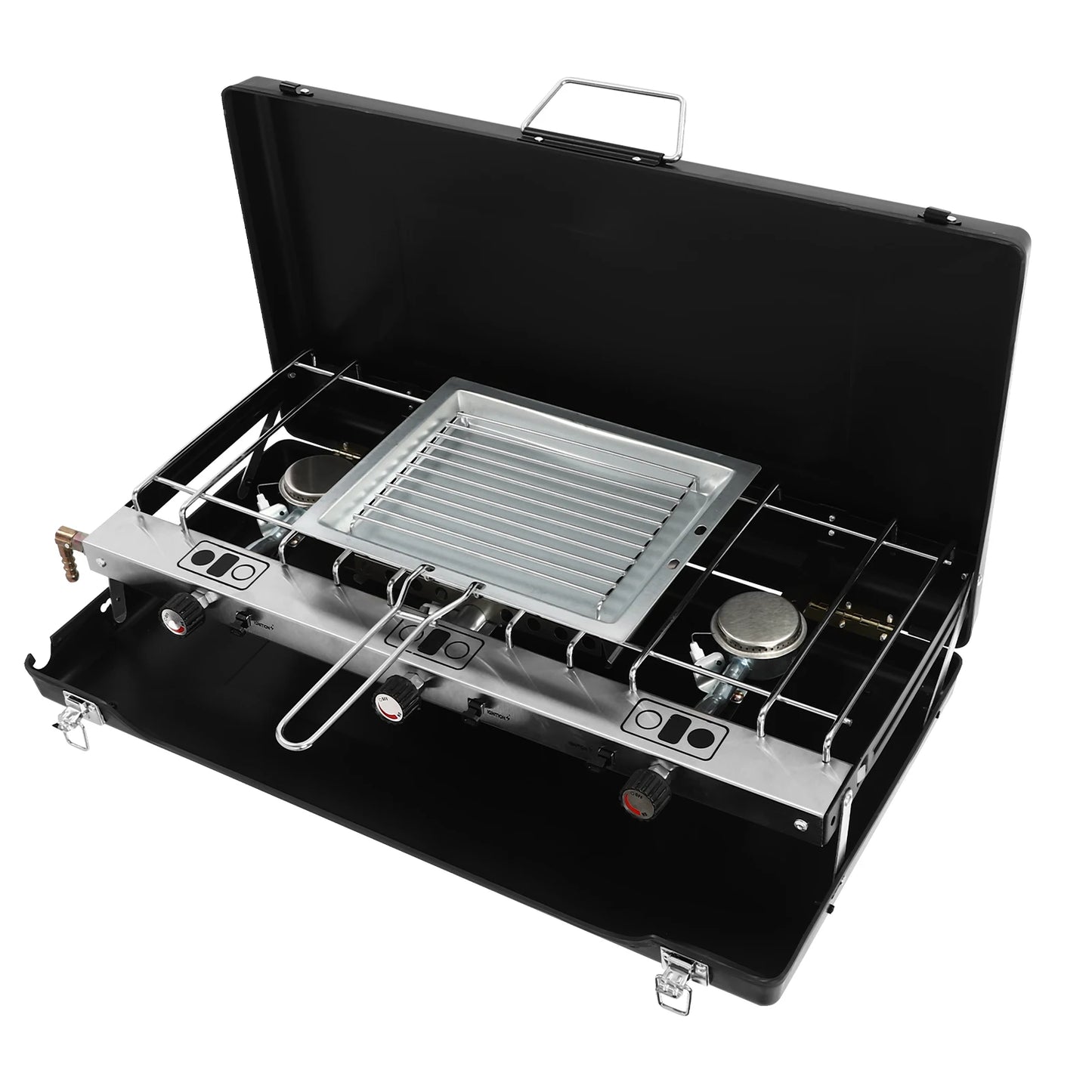 Portable Cooking Stove Sturdy Latches Folding