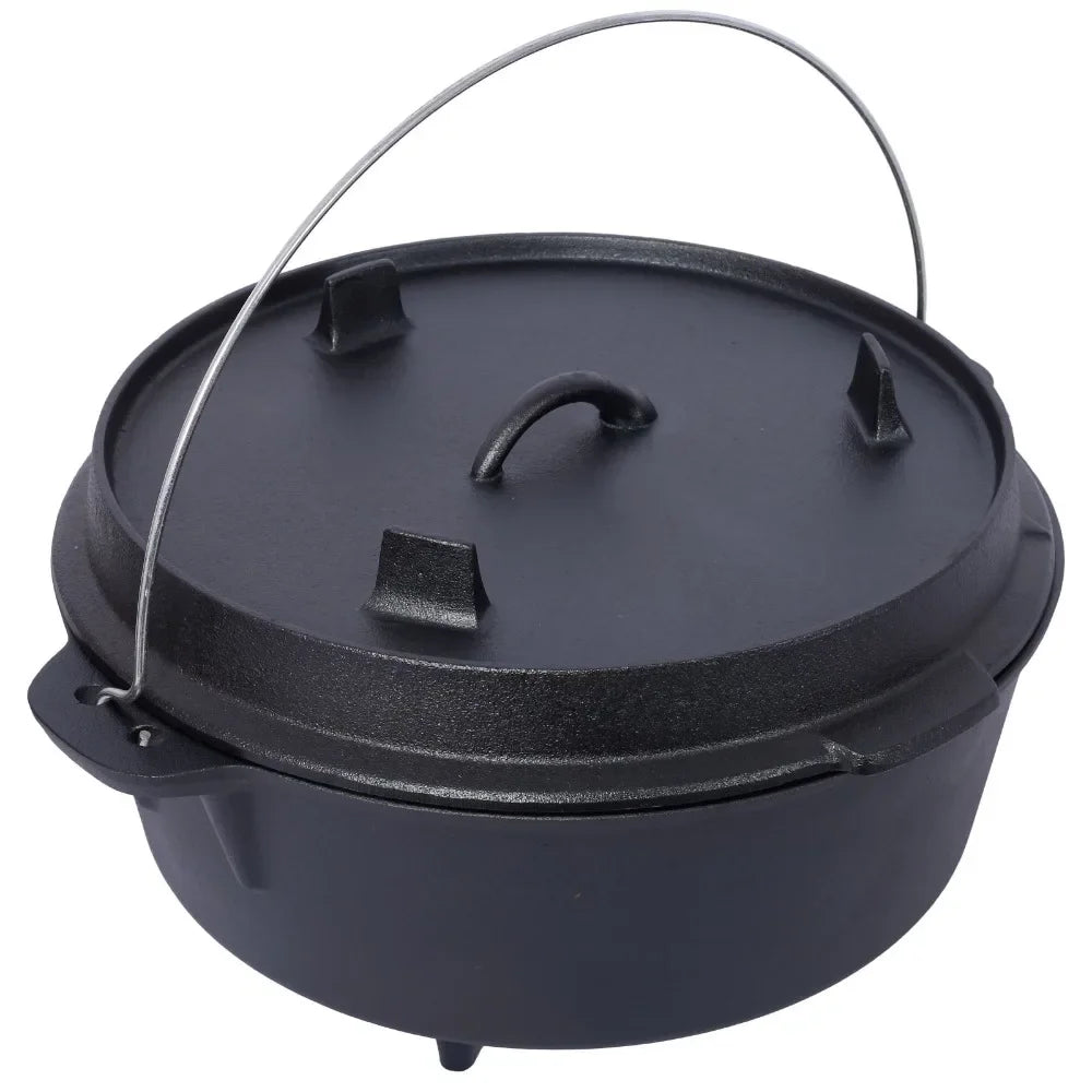 Campfire pre-Seasoned Cast Iron Dutch Oven.