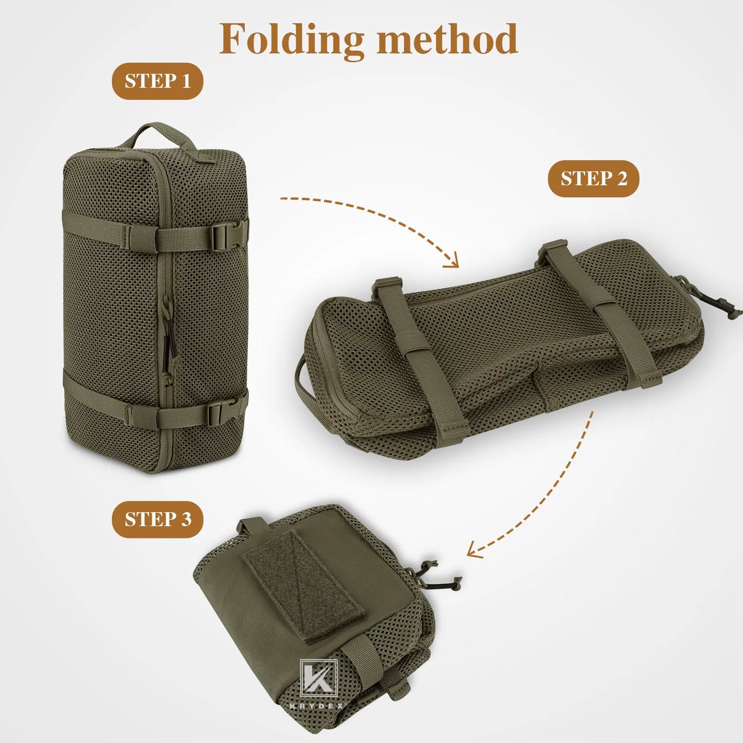Modular Pouch Set Outdoor Backpack Organizer.