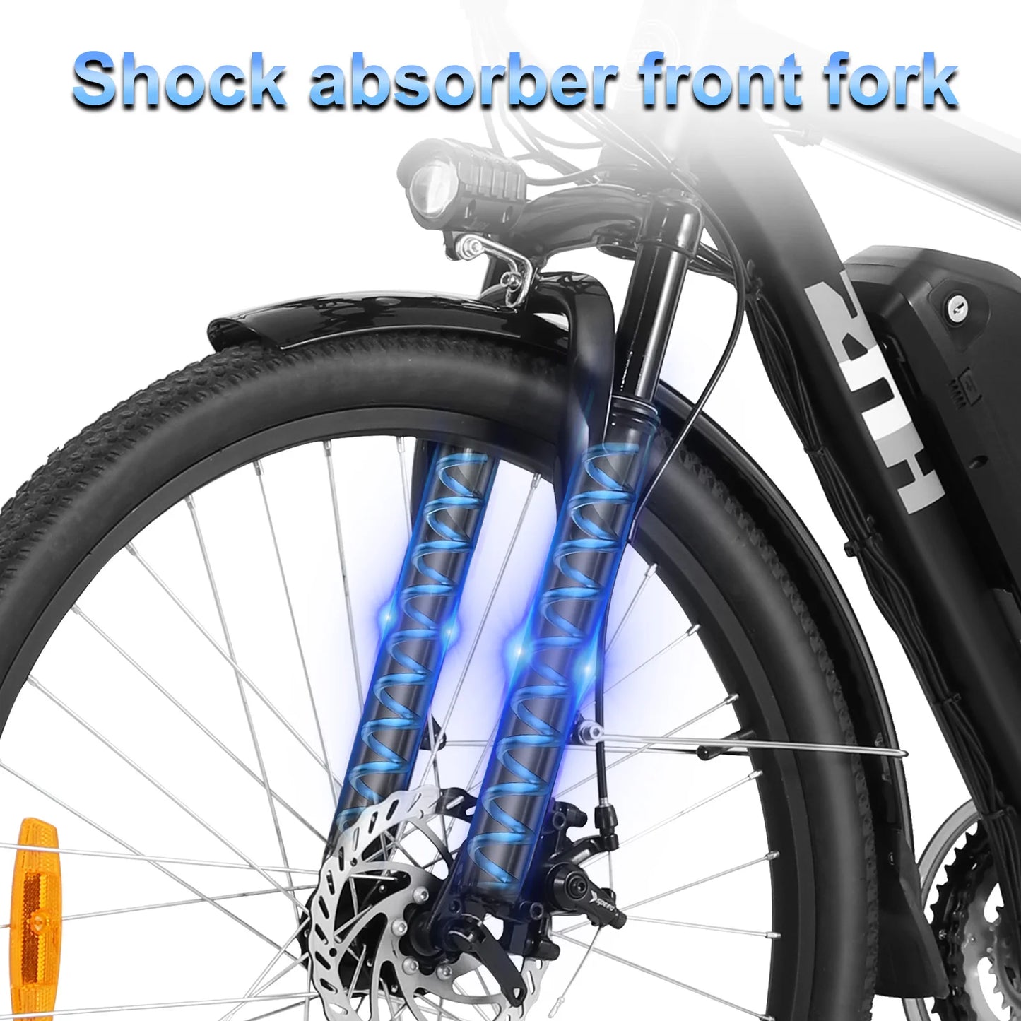 1000W Peak 48V Electric Bike for Adults, 26 inch Electric Mountain Bike 50Miles Range 20 MPH.