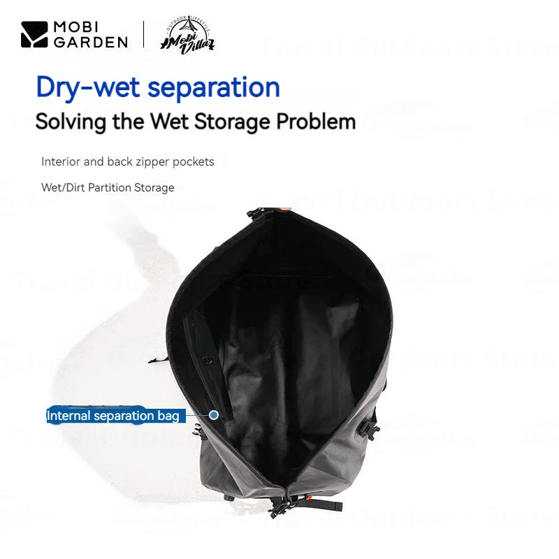 Outdoor Waterproof 60L Large Capacity 600D Storage Bag.