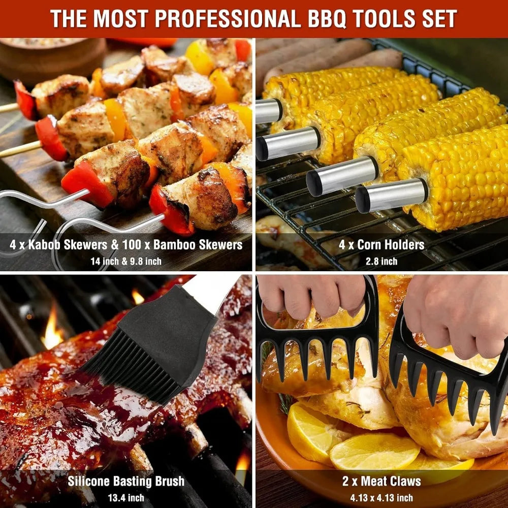 122PCS Men's, BBQ Set