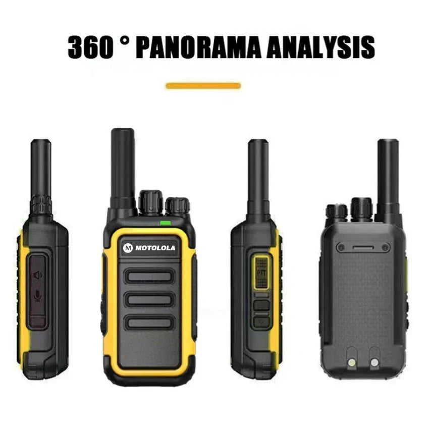 Motolola 2Pcs Mini Walkie Talkie Portable Two-Way Radio UHF.