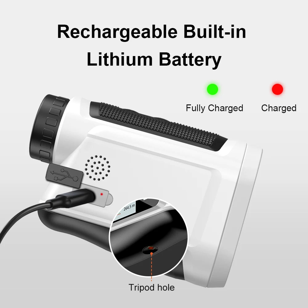 5-580yds Golf Rangefinder with Slope Laser