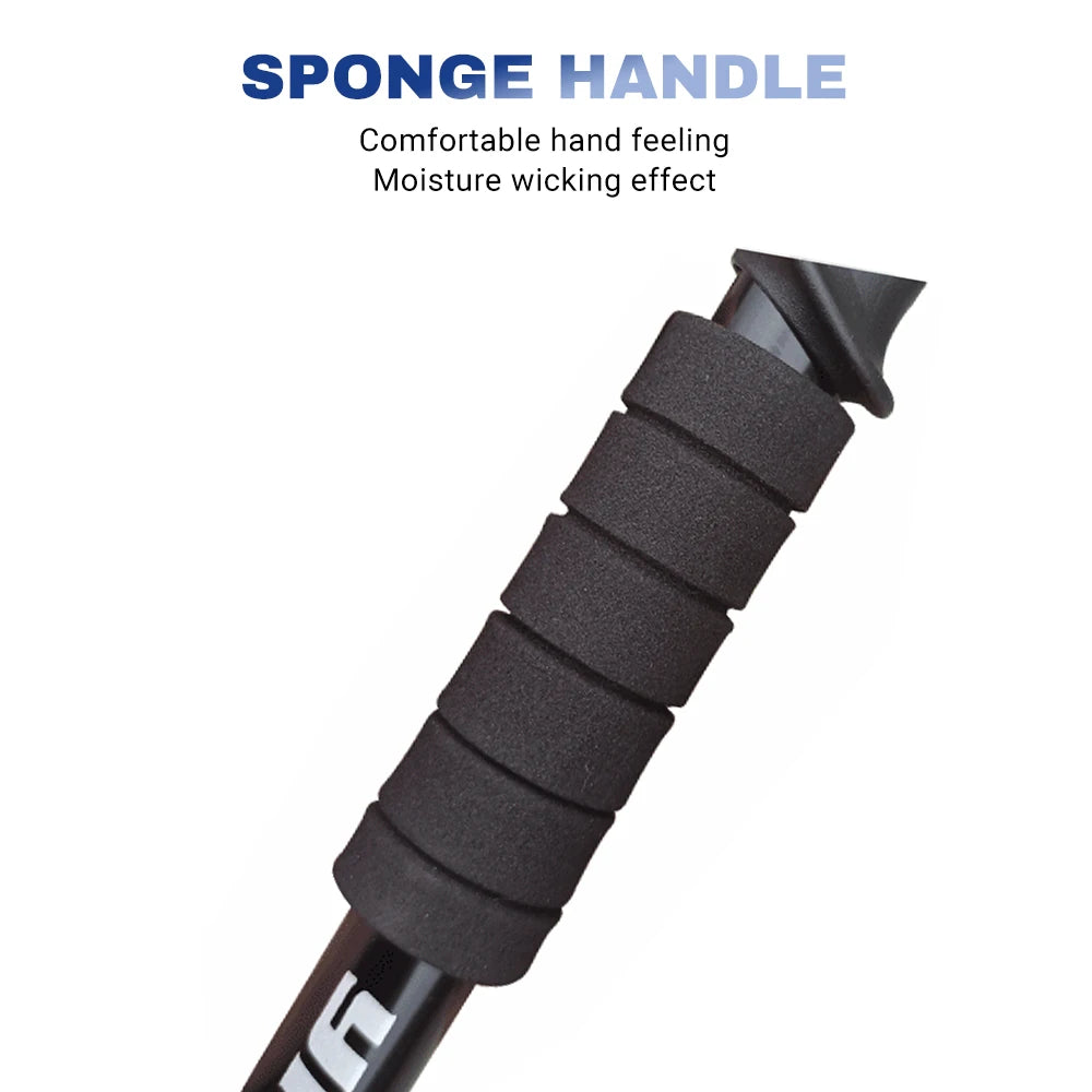 Trekking Poles Aluminum Alloy Telescopic Walking Hiking Stick.