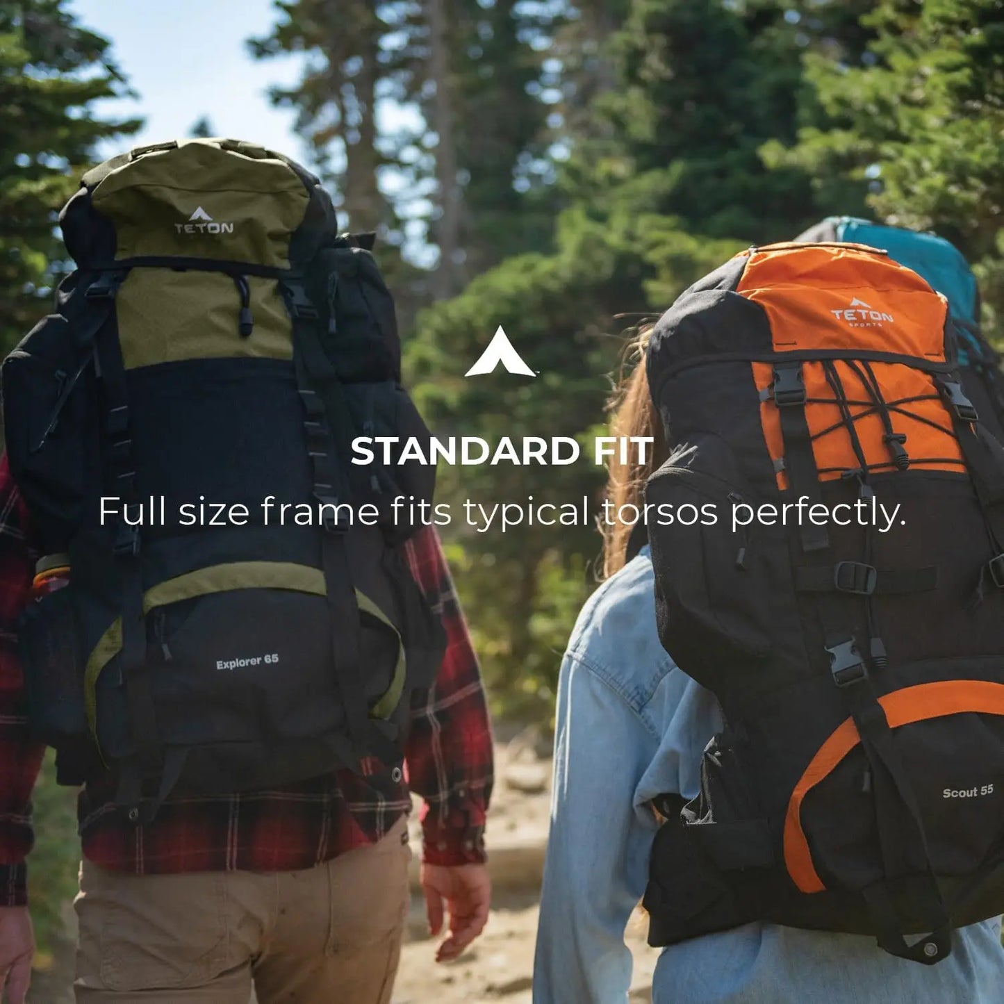 65L Explorer Internal Frame Backpack Rain Cover Included