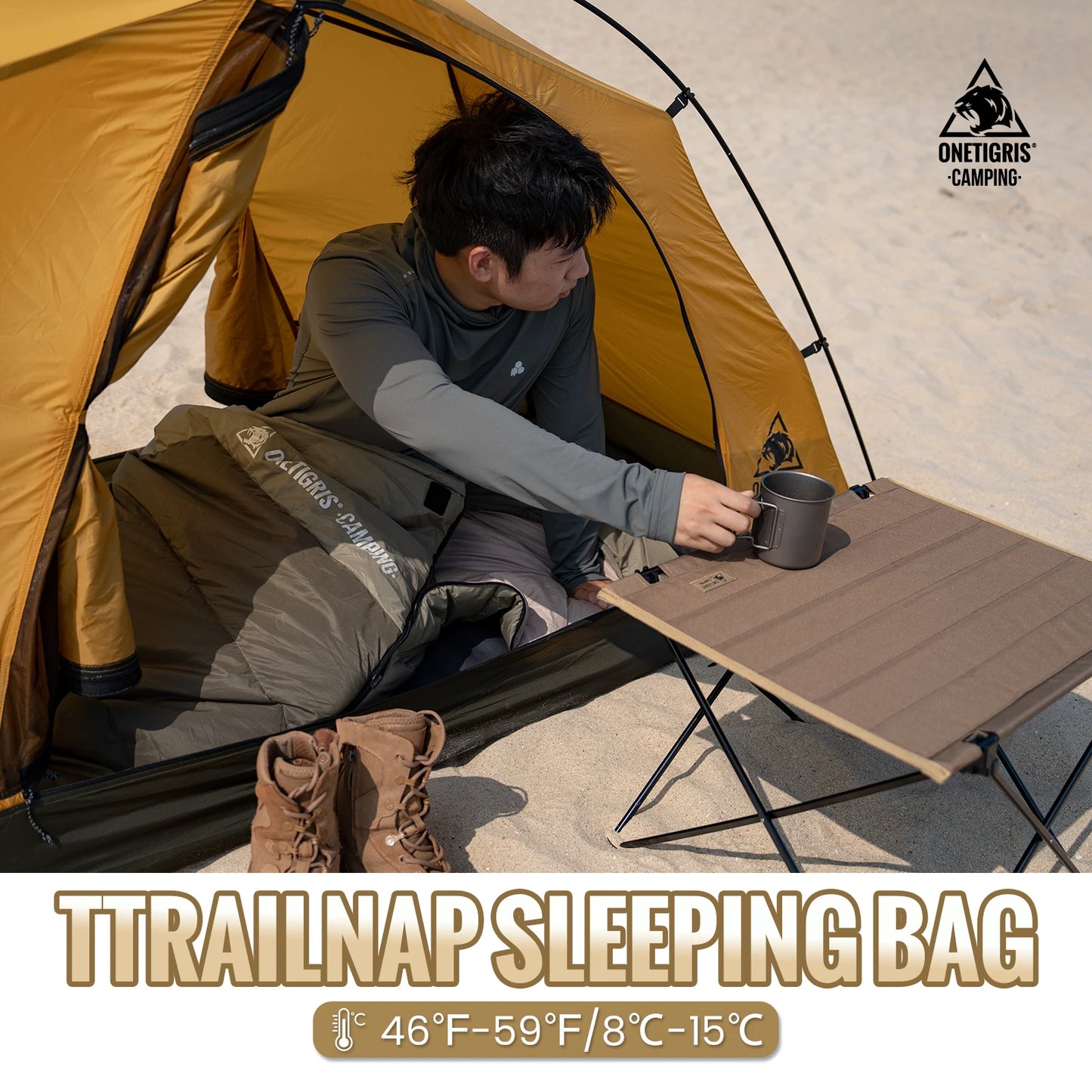 Sleeping Bag Waterproof 3 Season Warm.