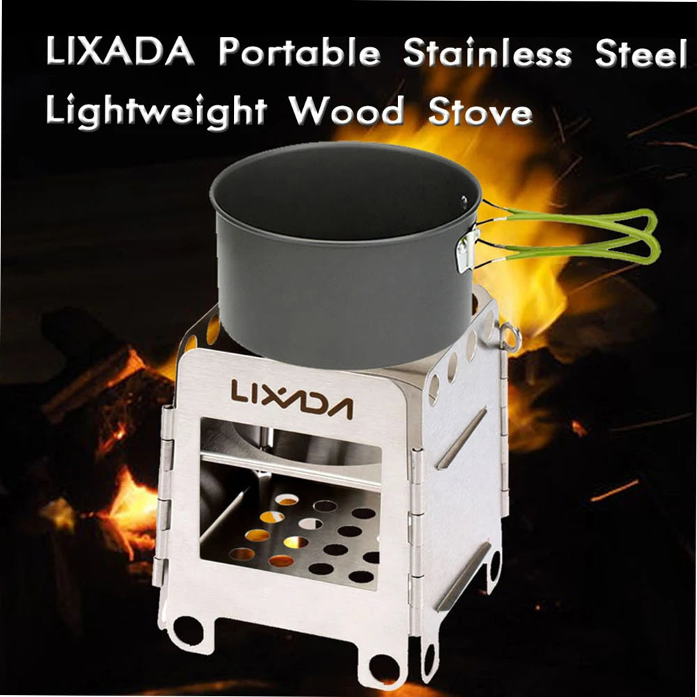 Titanium Stove Lightweight Folding Wood Burning Stove