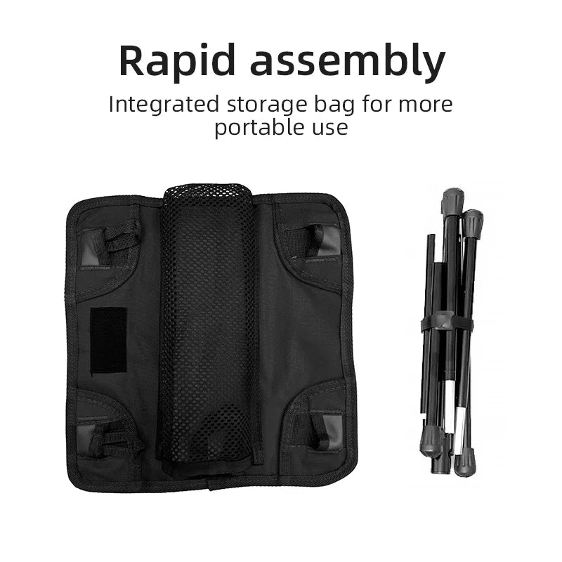 Outdoor Portable Folding Stool Aluminum Alloy Minin Storage Chair.