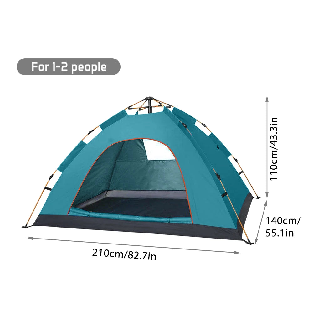 Outdoor Up Tent Water-resistant Portable Instant Camping Tent for 1-2 People Family Tent instant up tent camping tent