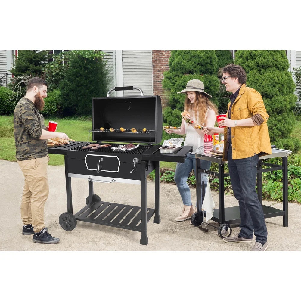 30 Inch Charcoal Grill BBQ Smoker.