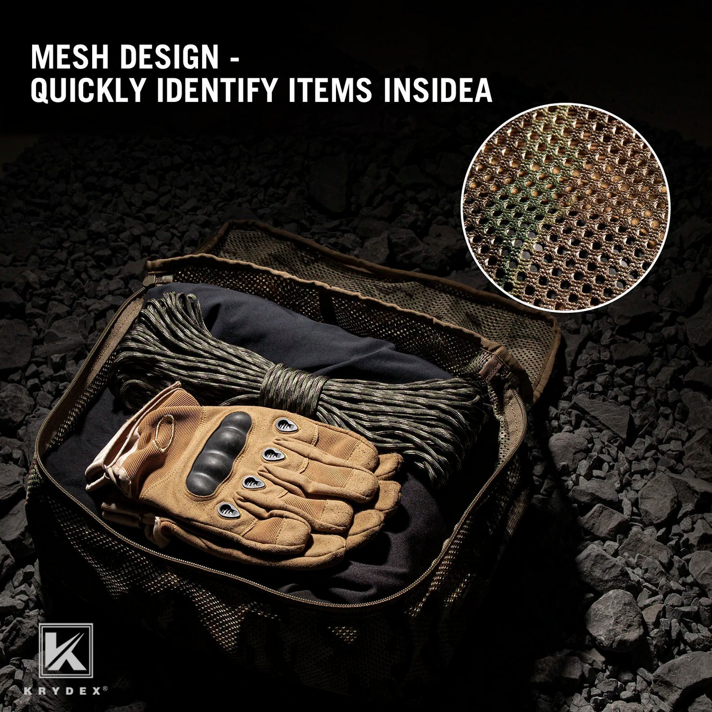Modular Pouch Set Outdoor Backpack Organizer.