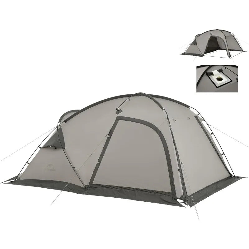 Naturehike Massif Hot Tent with Stove Jack, 4 Season Tent