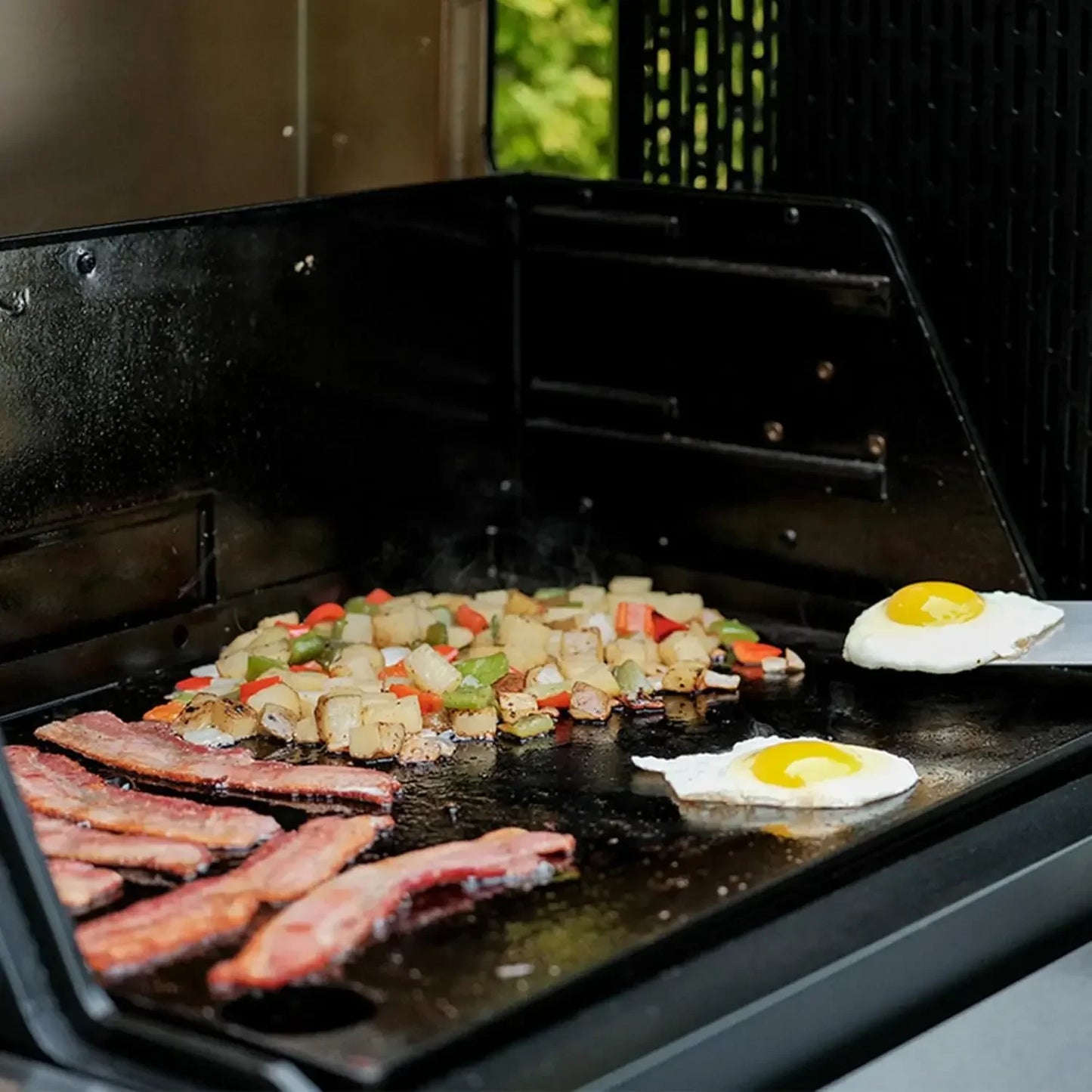 Best Selling 800 Digital Charcoal Grill, Griddle and Smoker with Digital Control.