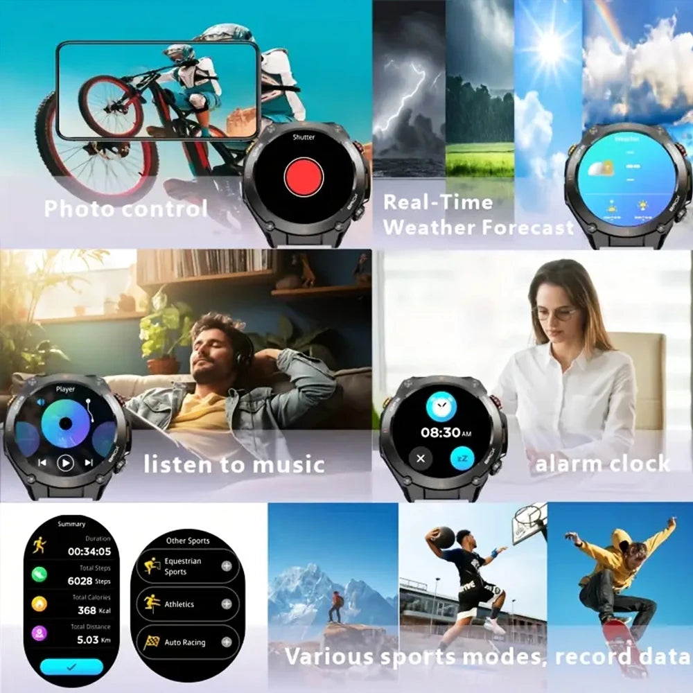SENBONO New GPS Smart Watch 1.45” HD Display Built-in GPS.