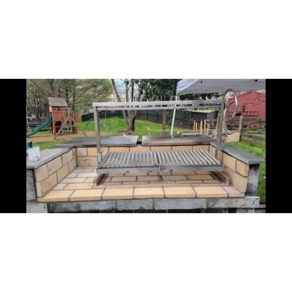 Argentine Barbecue Heavy Duty 40X19&1/2" Cooking Surface.