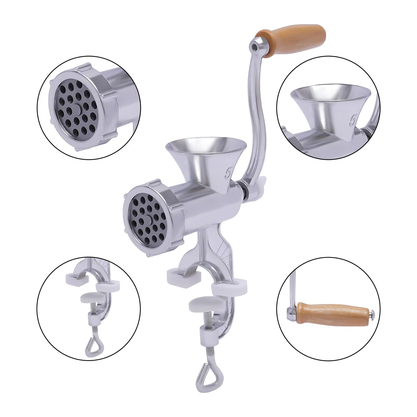 Versatile Manual Meat Grinder.