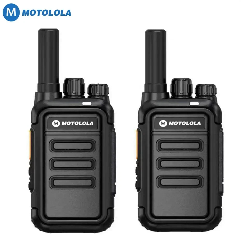 Motolola 2Pcs Mini Walkie Talkie Portable Two-Way Radio UHF.
