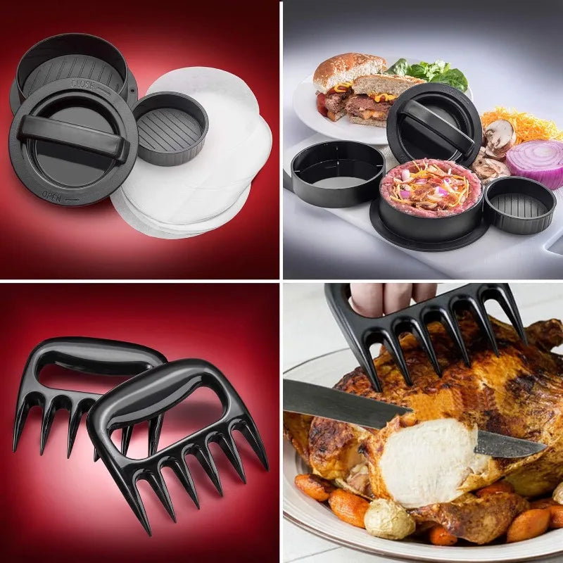 Electric Meat Grinder | 6-in-1 Powerful Home Use Slicer/4 Grinding Plates.