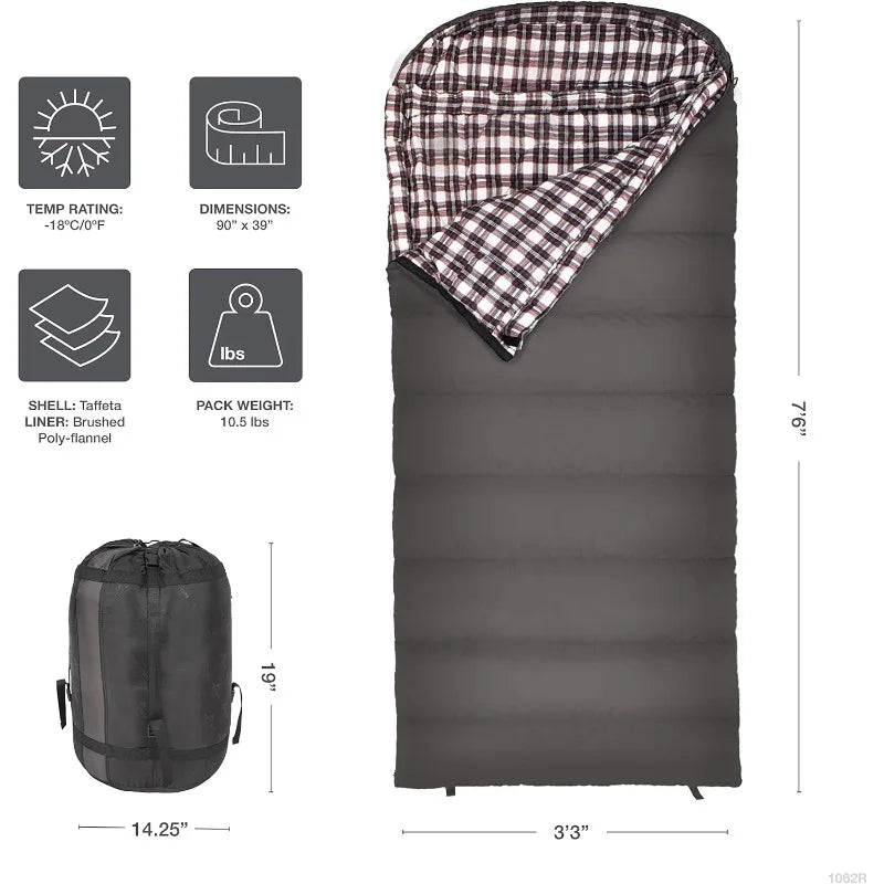 XXL Sleeping Bags for Adults and Kids.