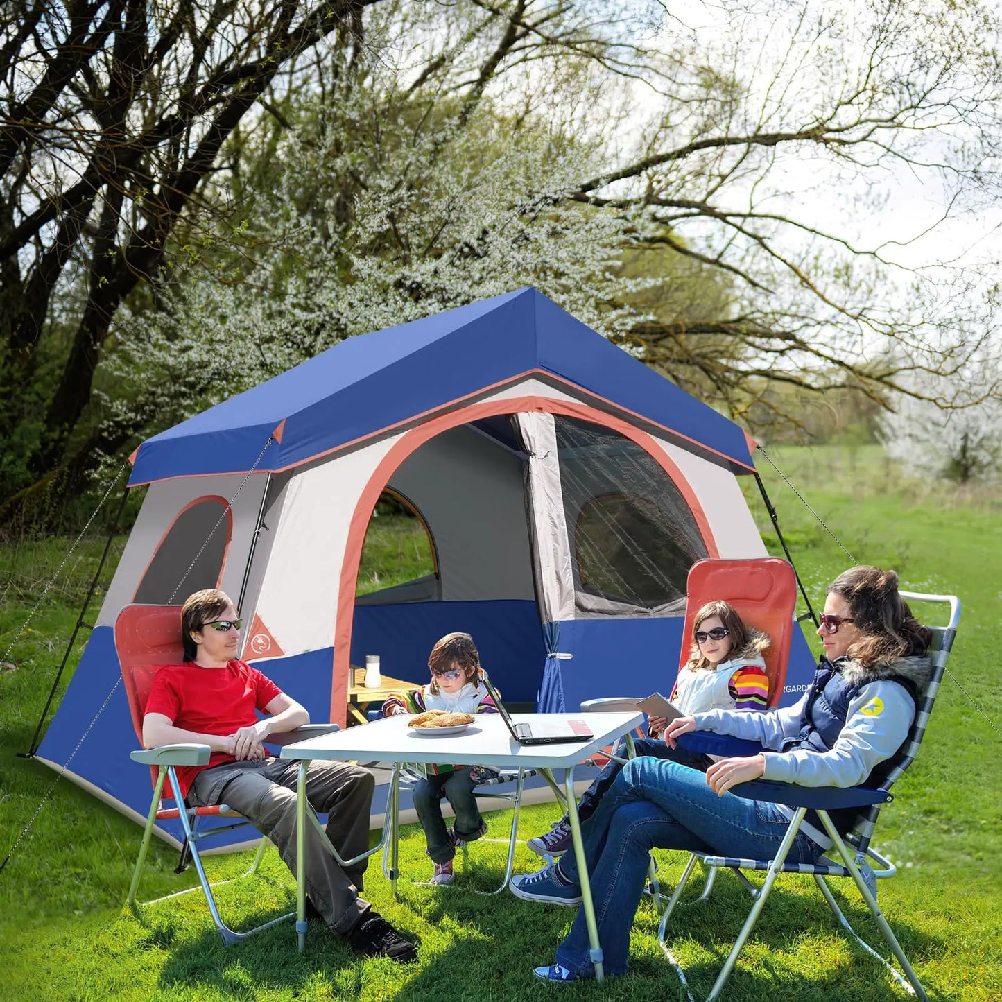 8 Person Camping Tent Portable .