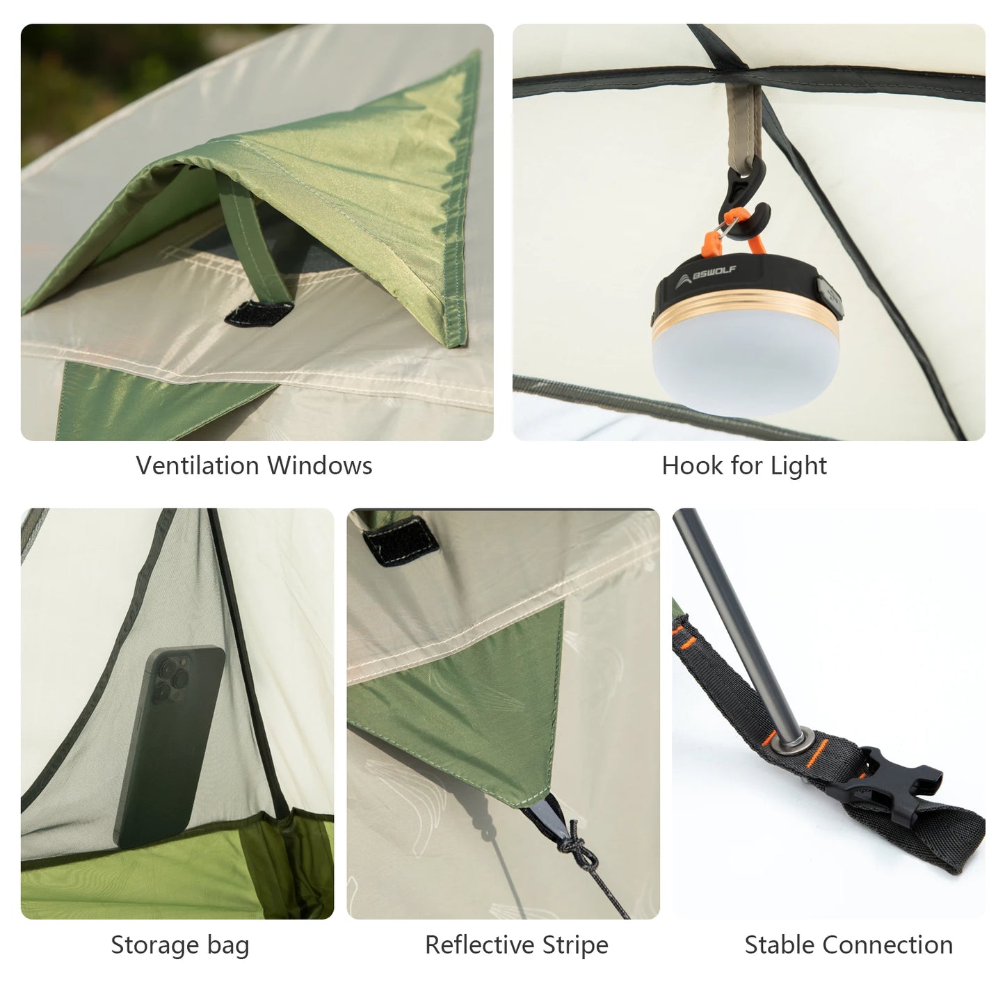 Ultralight Outdoor Camping Tent 2 Person Double Layer Waterproof.