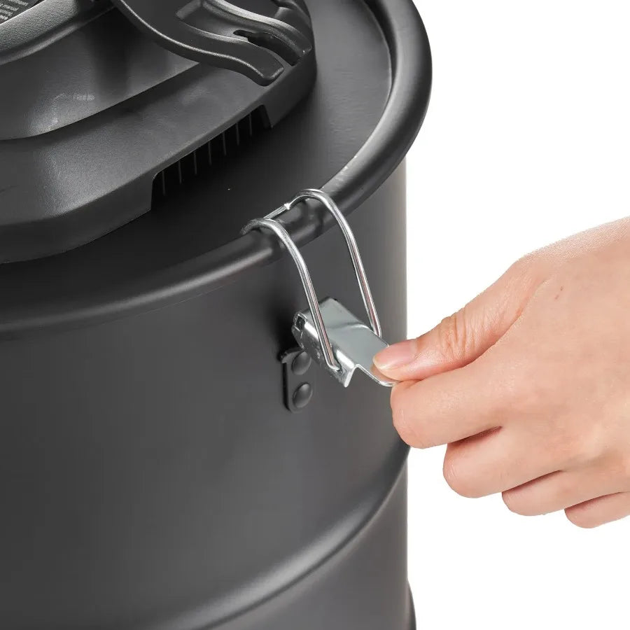 Ash Vacuum5 Gallon 1200W for Fireplaces Pellet Stoves Grills BBQ.