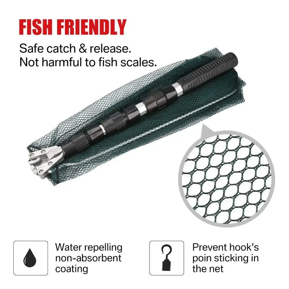 Aluminum Alloy Fishing Net Telescoping Foldable Landing
