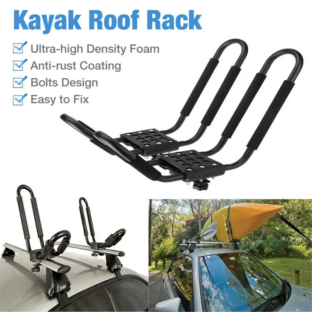Kayak Car Rack 2pcs Universal Snowboard Roof Rack Multifunction