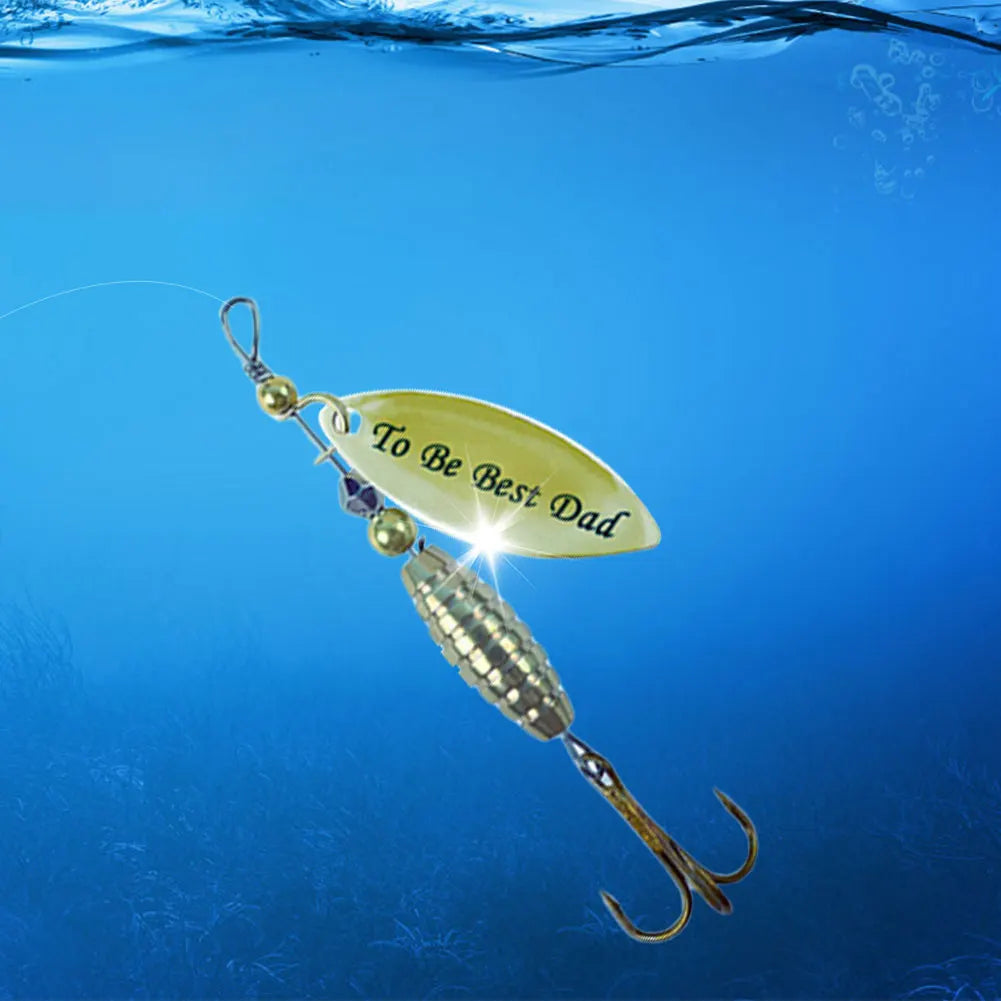 10pcs Boxed Metal Spoon Spinner Fishing Lure with Treble Hook.