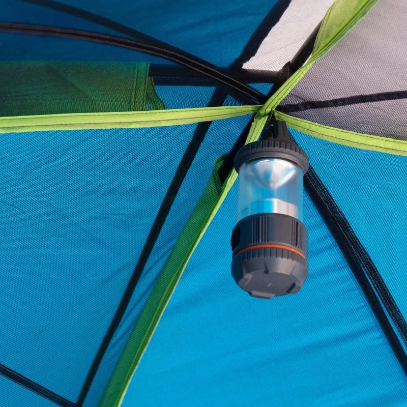 10-Person Dome Tent with Screen Porch – 3-Room Tent with Weather Protection.